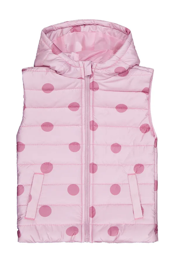 Kız Çocuk Yelek 6-9 Yaş Pudra - Paket