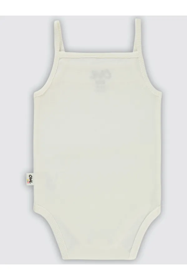 Baby Snap Bodysuit 3-6-9 Months Ecru - Package