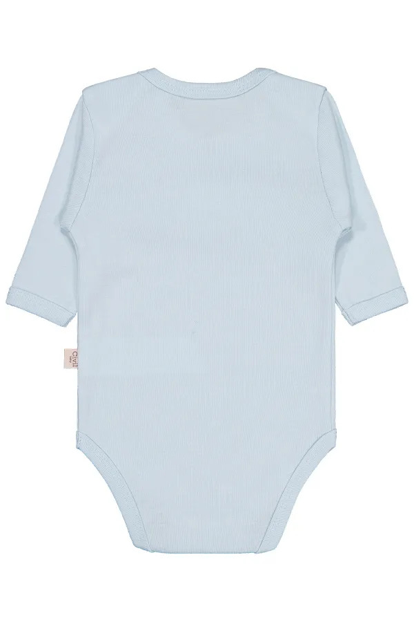 Bebek Çıtçıtlı Badi 0-24 Ay Mavi - Paket