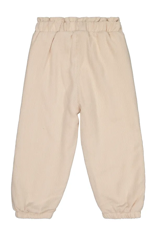 Kız Çocuk Pantolon 2-5 Yaş FilDişi - Paket