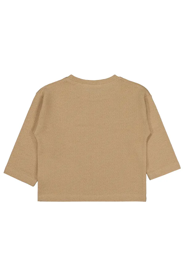 Sweat-shirt garçon beige 2-5 ans - Emballage