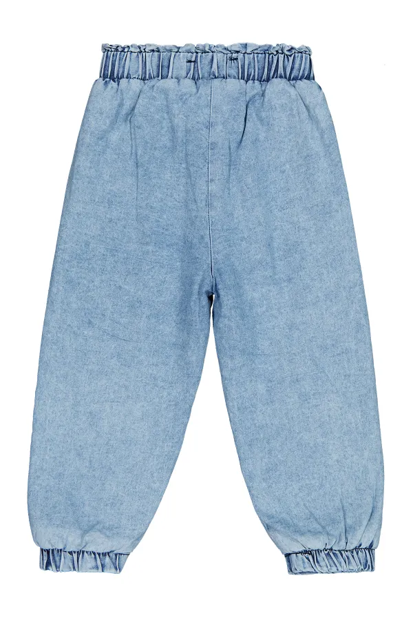 Girl's Trousers Jeans 2-5 Years Ice Blue - Package