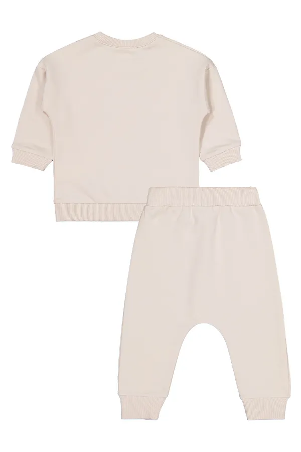 Bebek Takım 0-24 Ay Taş Rengi - Paket