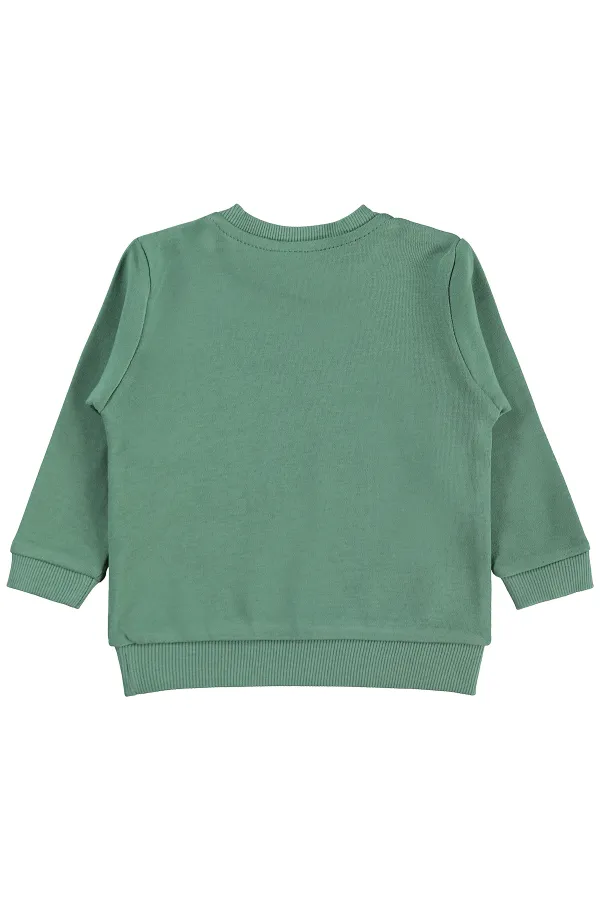 Bebek Sweatshirt 0-24 Ay Haki - Paket