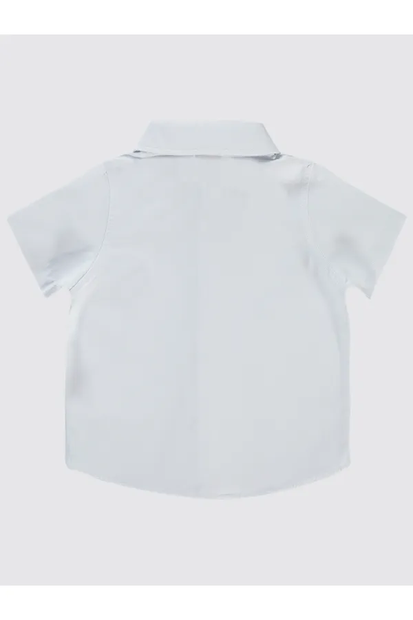 Bebek Gömlek 0-24 Ay Beyaz - Paket