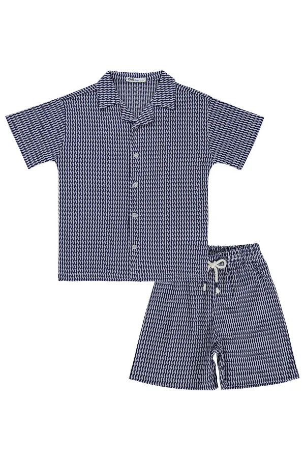 Boys' Team Set, Ages 6-9, Navy Blue - Pack