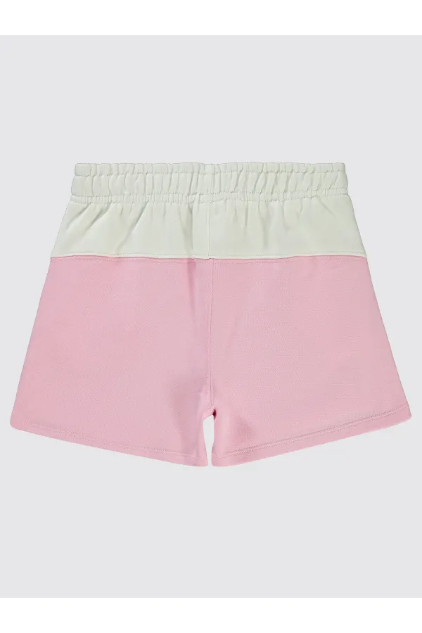 Kız Çocuk Şort 10-13 Yaş Gül Pembe - Paket