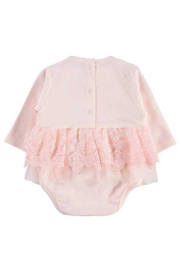 Bebek Çıtçıtlı Badi 0-24 Ay Somon - Paket