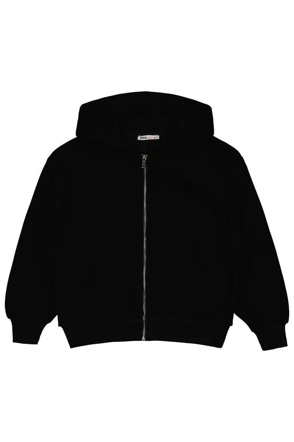 Gilet noir pour fille - Emballage