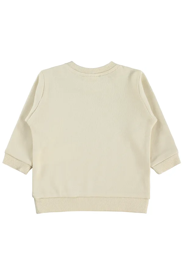 Sweat-shirt bébé 0-24 mois ivoire - Emballage