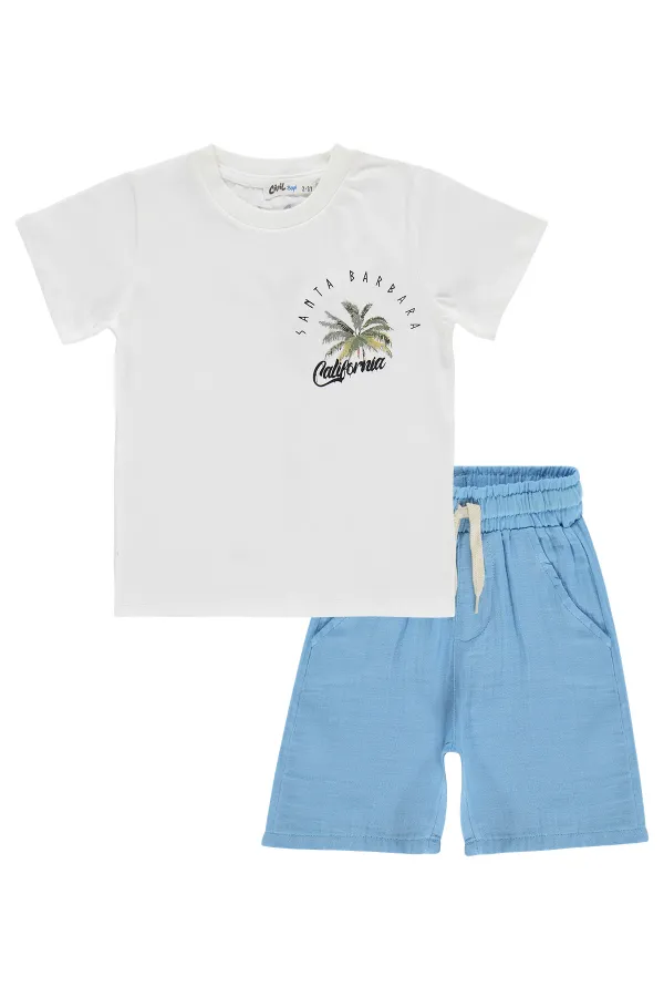 Boys' Team Set 2-5 Years Old, Off-White - Package