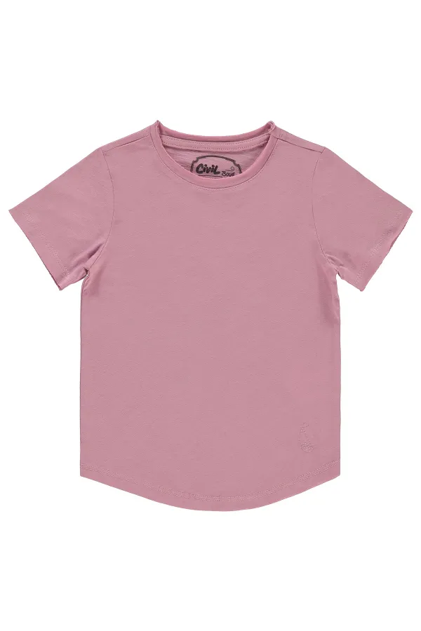 T-shirt garçon 2-5 ans Rose poudré - Emballage