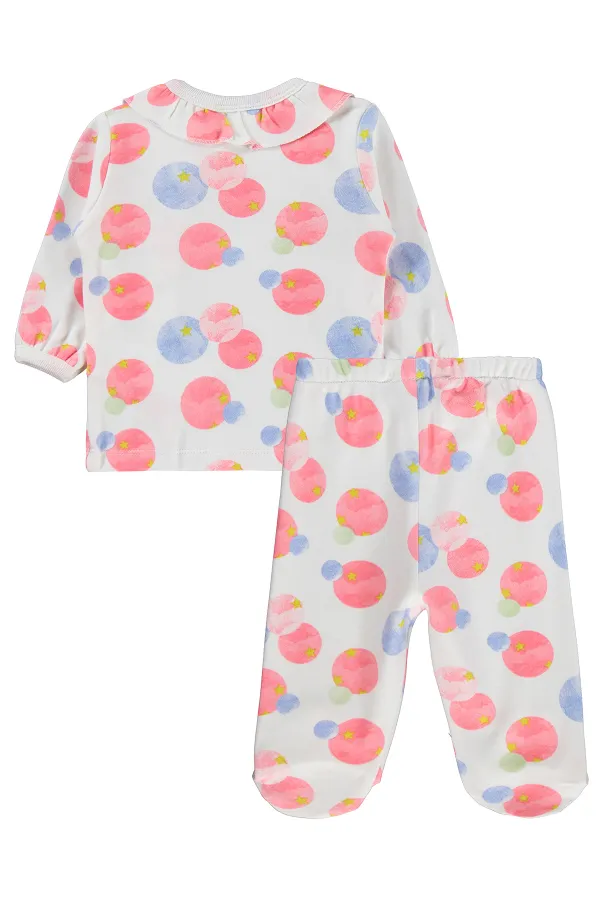 Bebek Pijama Takımı 0-24 Ay Ekru - Paket
