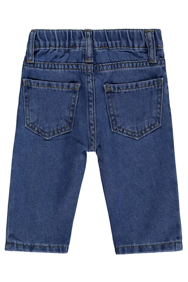 Pantalon en jean pour bébé 0-24 mois bleu clair - Lot
