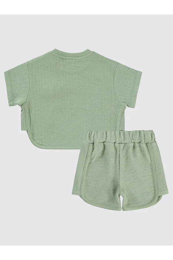 Ensemble bébé 0-24 mois kaki - Emballage