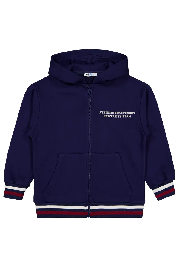 Erkek Çocuk Hırka 6-9 Yaş Lacivert - Paket