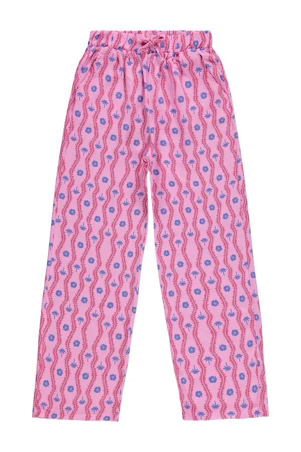 Kız Çocuk Pantolon 10-13 Yaş Leylak - Paket