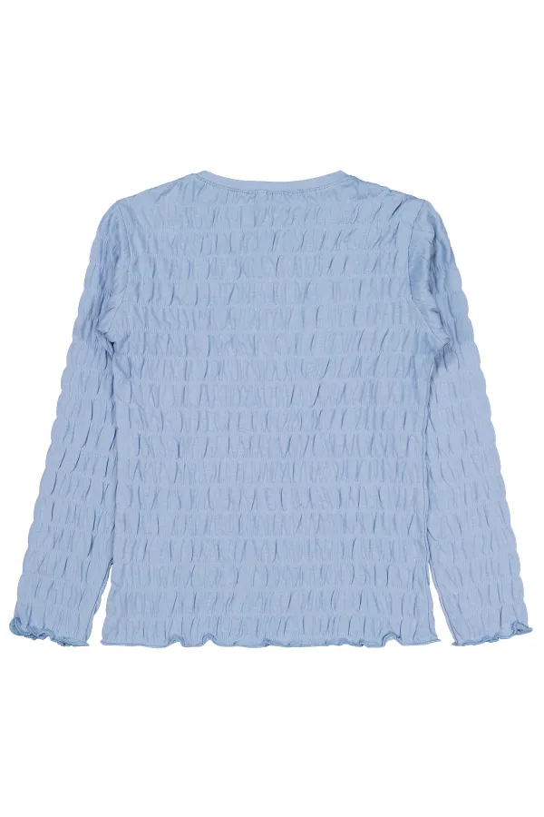 Kız Çocuk Sweatshirt 6-9 Yaş Mavi - Paket