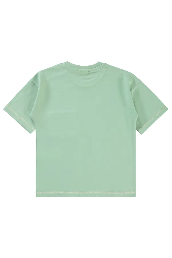 Lot de T-shirts pour garçons de 6 à 9 ans, couleur menthe