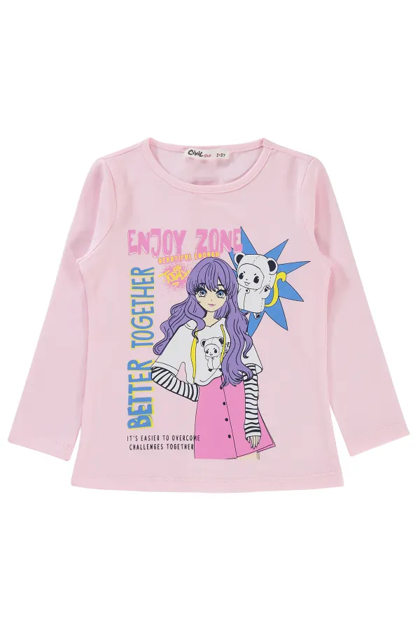 Sweat-shirt pour fille de 2 à 5 ans Silent Quartz - Emballage