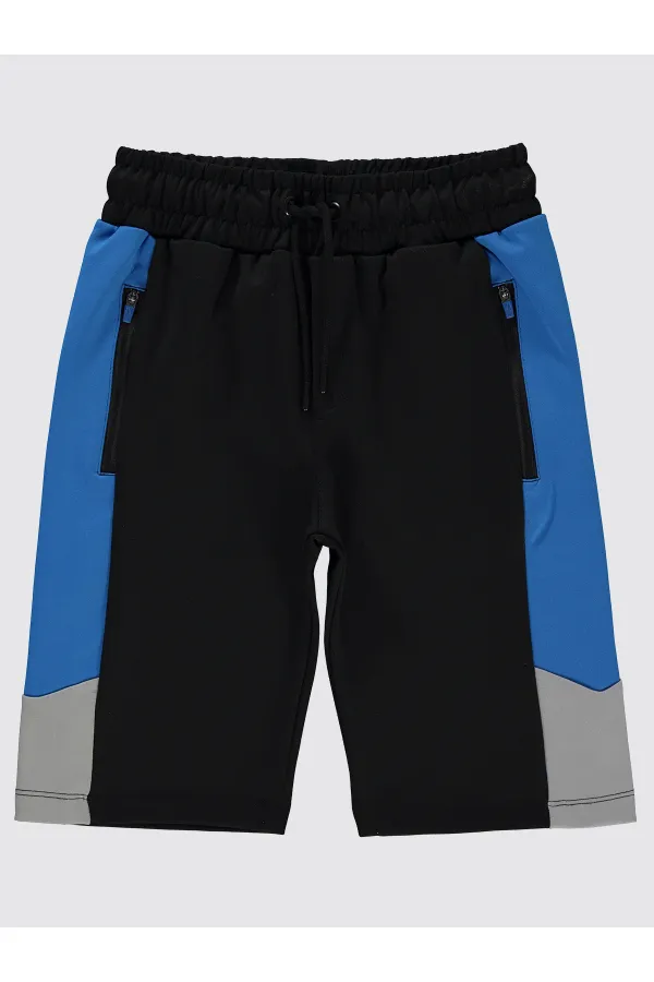 Erkek Çocuk Kapri 10-13 Yaş Siyah - Paket