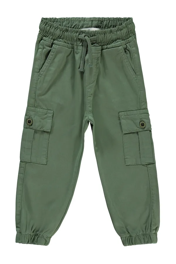 Kız Çocuk Pantolon 2-5 Yaş Haki - Paket