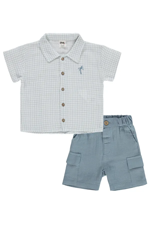 Bebek Takım 0-24 Ay Ekru - Paket