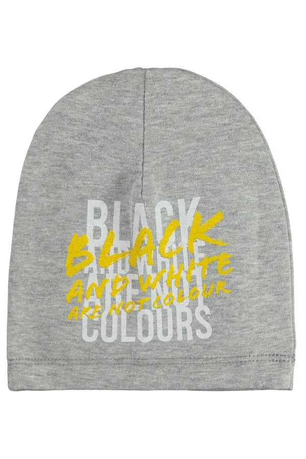 Boy Hat and Beret 2-5 Years Old Gray - Package