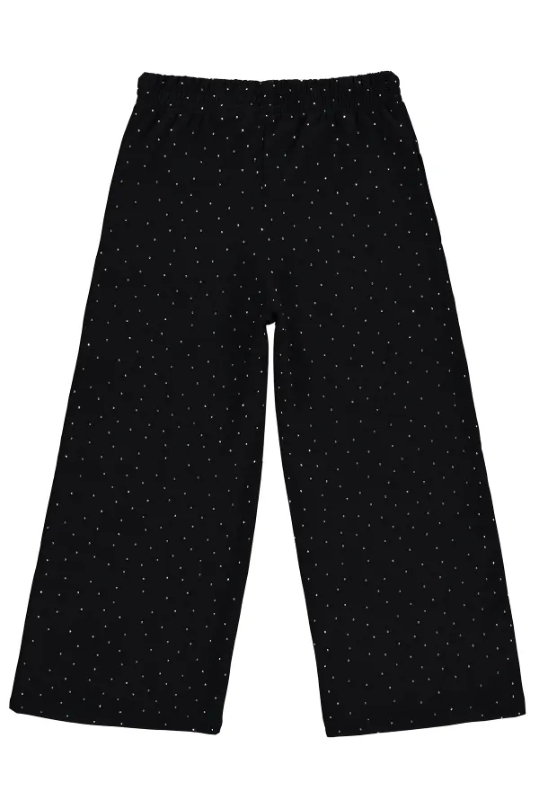 Kız Çocuk Pantolon 10-13 Yaş Siyah - Paket