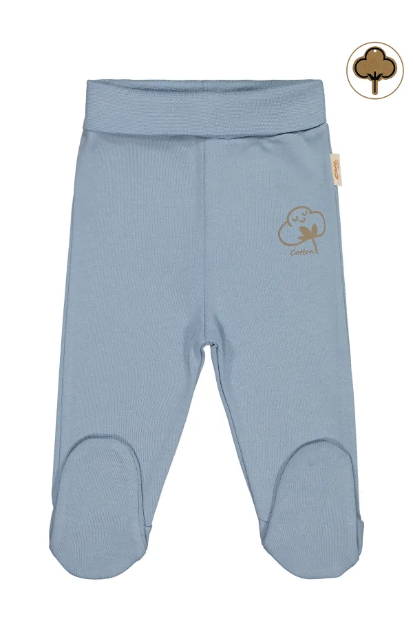 Combinaison bébé simple pour bébé de 0 à 24 mois, bleue - Emballage