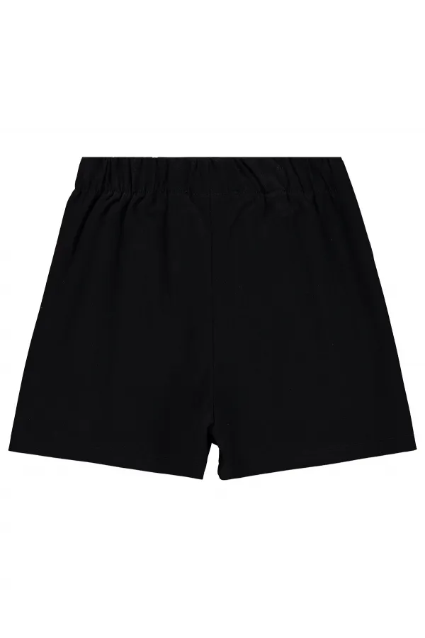 Kız Çocuk Etek 6-9 Yaş Siyah - Paket