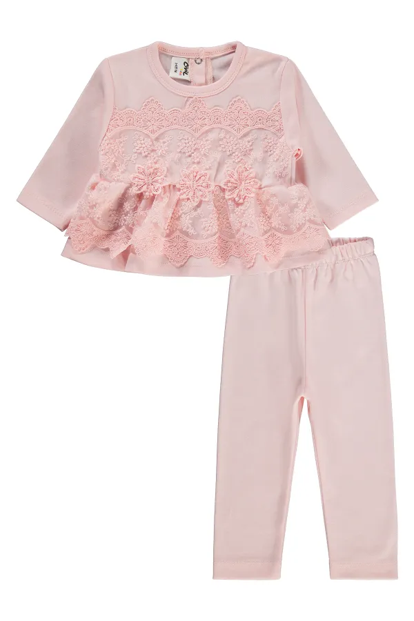 Bebek Takım 0-24 Ay Somon - Paket