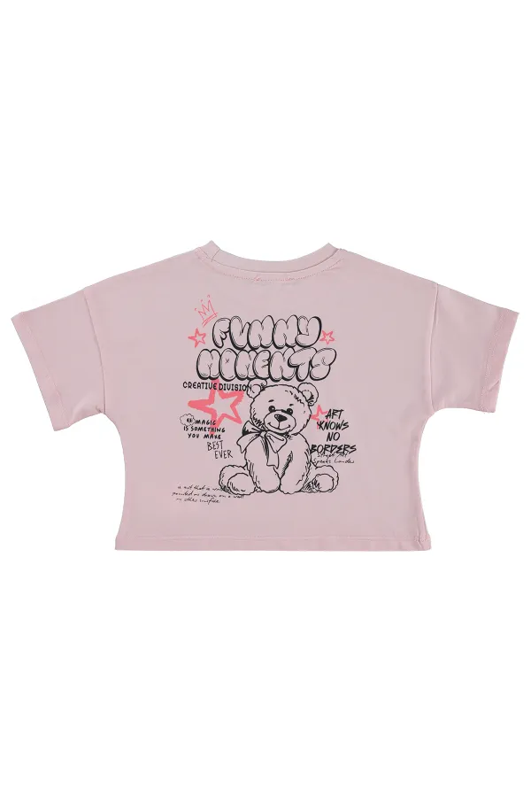 Girls' T-shirt, Ages 2-5, Powder Pink - Pack Girls' T-shirt, Ages 2-5, Powder Pink - Pack