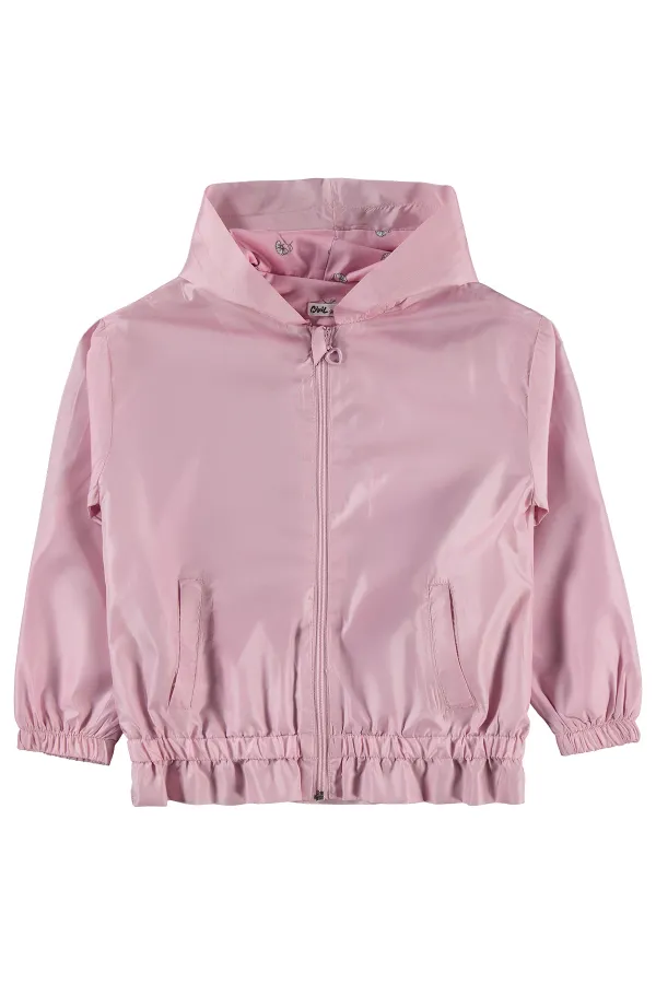 Kız Çocuk Yağmurluk 6-9 Yaş Koyu Pembe - Paket