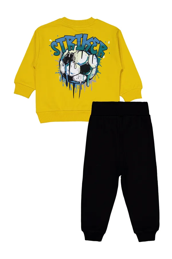 Ensemble de survêtement jaune pour garçon de 2 à 5 ans - Emballage