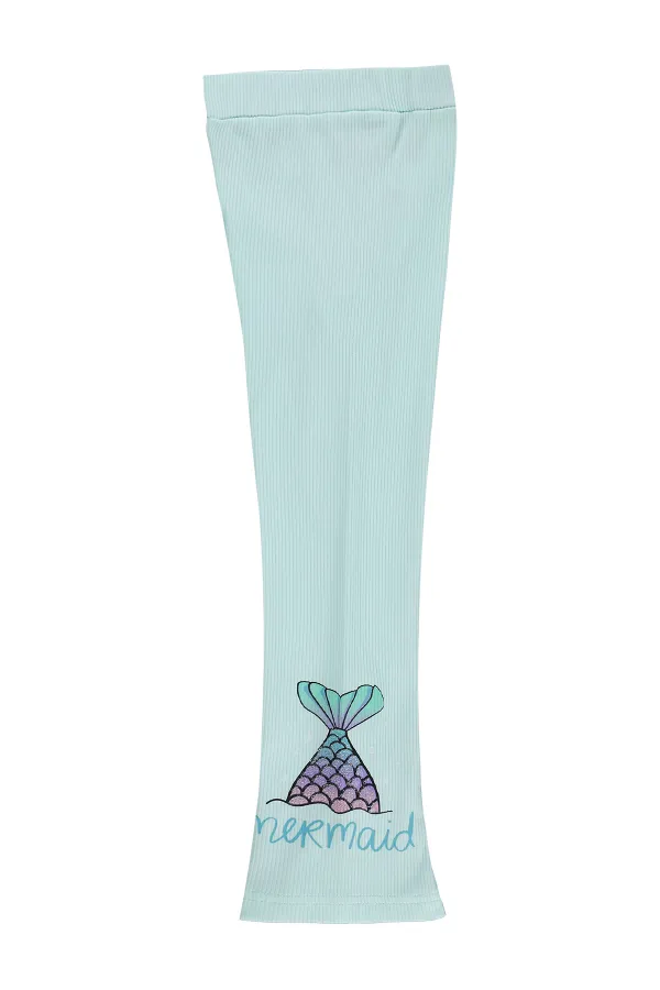 Leggings pour filles, 6-9 ans, vert menthe clair - Lot