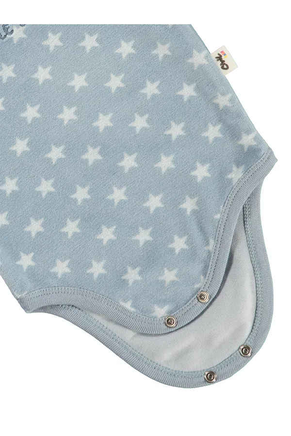Bebek Çıtçıtlı Badi 0-24 Ay Mavi - Paket