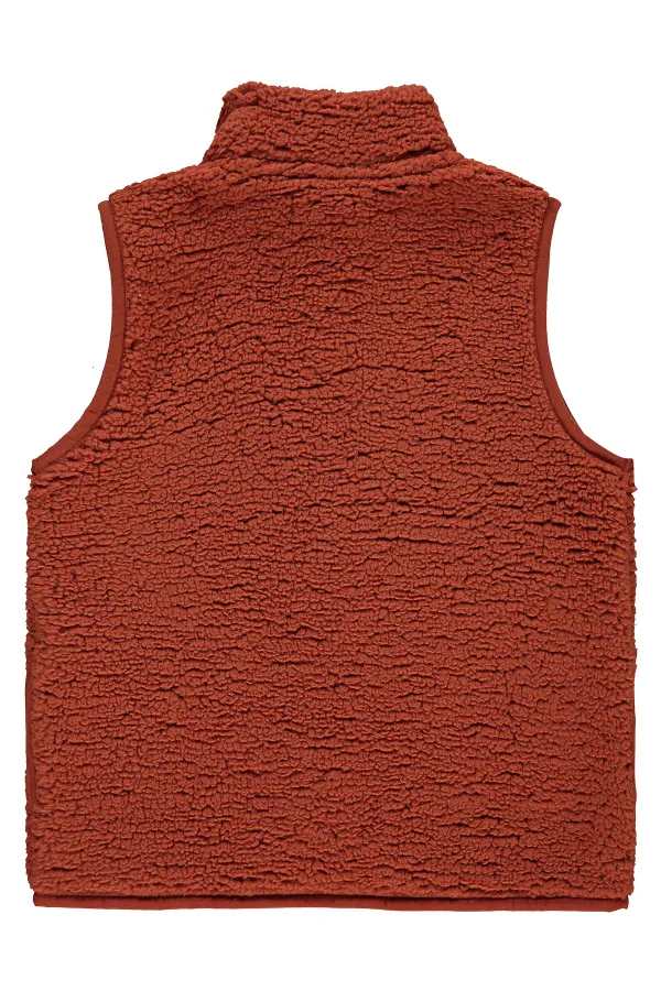 Erkek Çocuk Yelek 2-5 Yaş Koyu Bakır - Paket