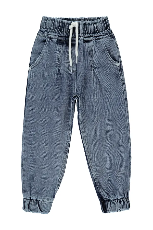 Pantalon bleu glacier pour fille (2-5 ans) - Lot