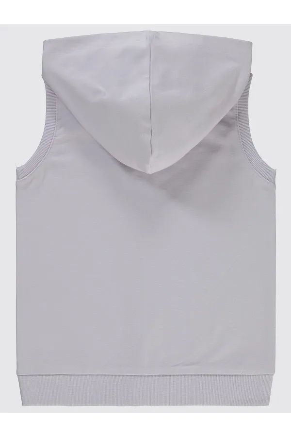 Kız Çocuk Yelek 6-9 Yaş Galaktik Leylak - Paket