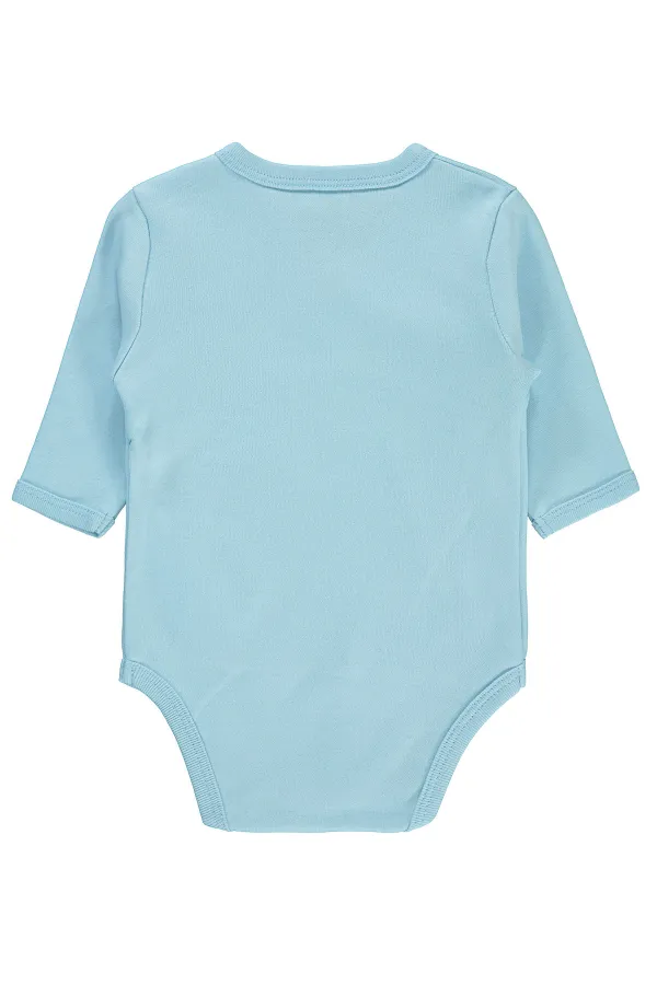 Body bébé à boutons-pression bleu 0-24 mois - Emballage