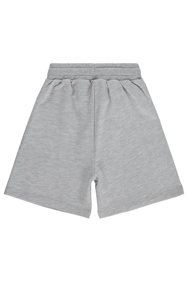 Boys' Capri Pants, Ages 2-5, Grey Melange - Pack