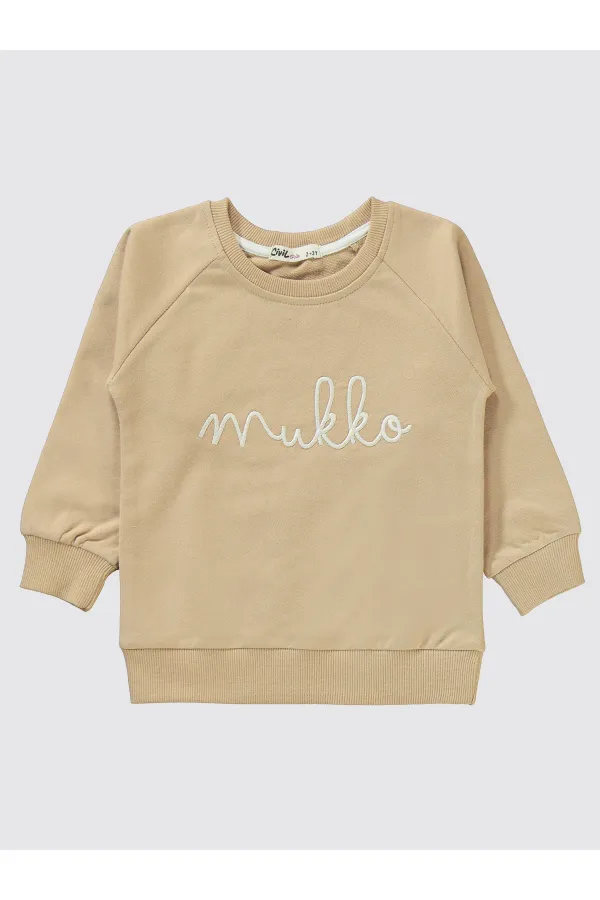 Girls Tracksuit Set 2-5 Years Old Oat Milk - Package