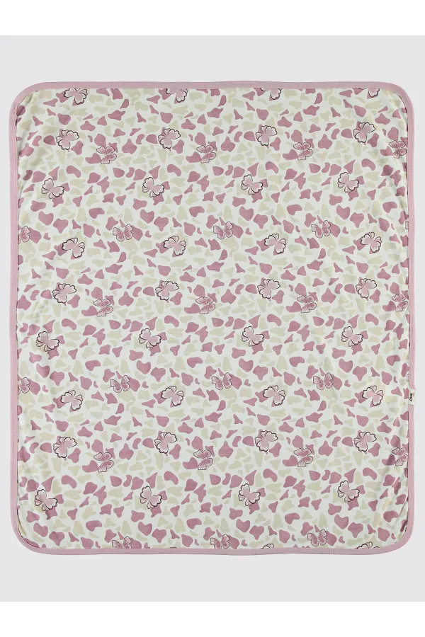 Couverture et lange pour bébé 0-24 mois Lilas - Ensemble