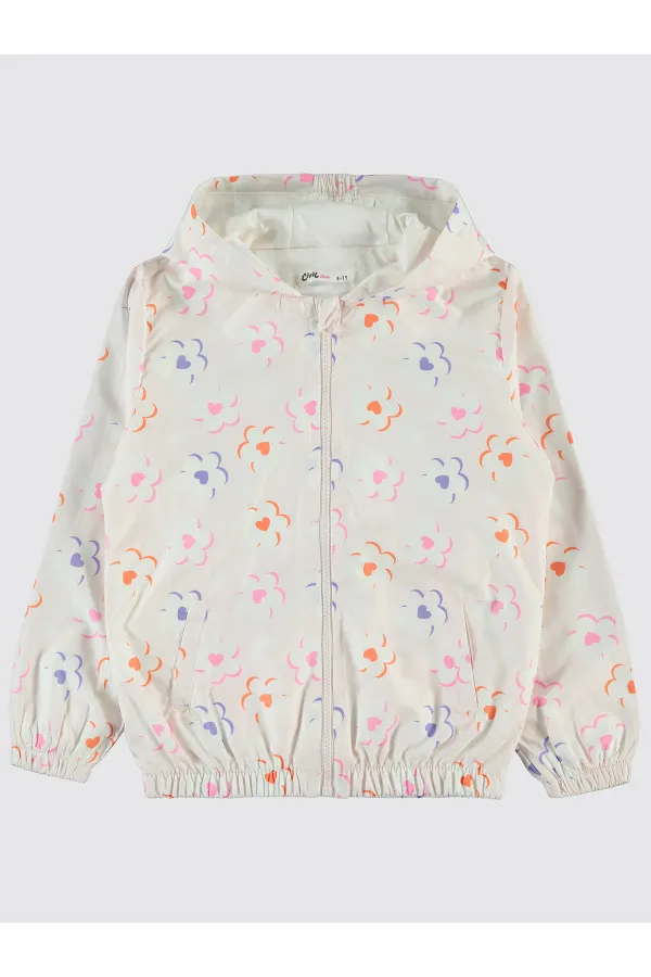 Kız Çocuk Yağmurluk 6-9 Yaş Pembe Şerbet - Paket