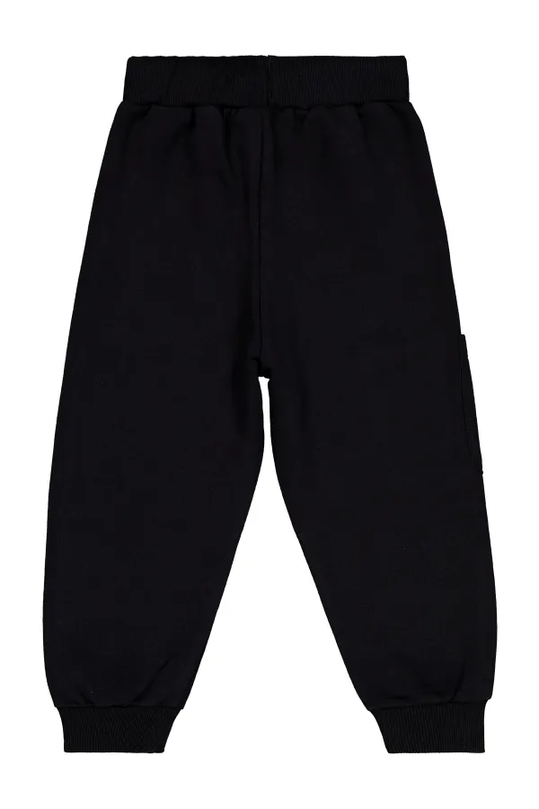 Bas de survêtement noir pour garçon de 2 à 5 ans - Lot