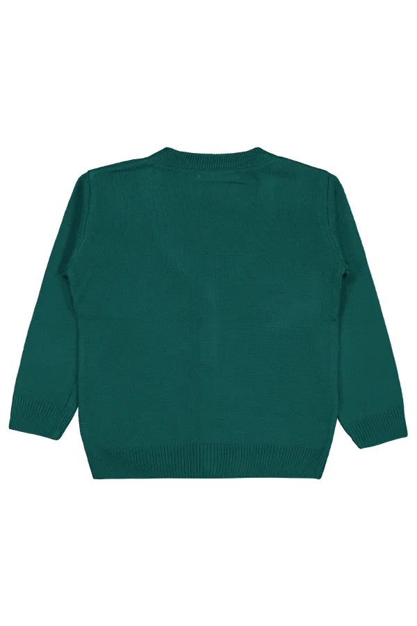 Erkek Çocuk Hırka 2-5 Yaş Yeşil - Paket