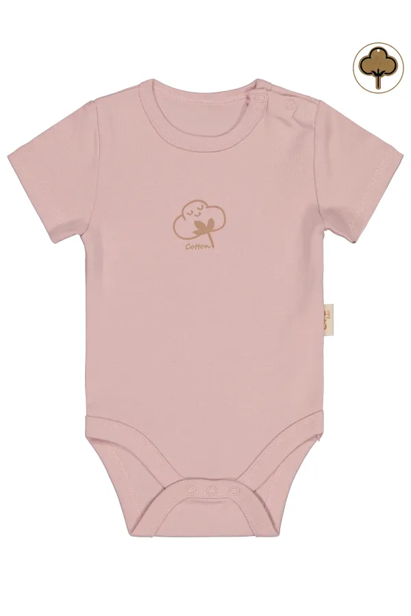 Bebek Çıtçıtlı Badi 0-24 Ay Pembe - Paket