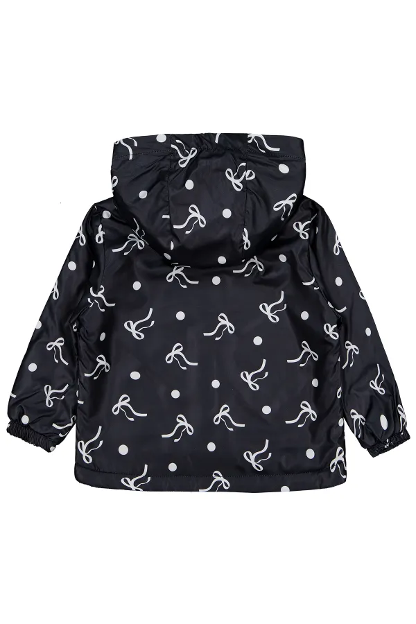 Kız Çocuk Yağmurluk 2-5 Yaş Siyah - Paket