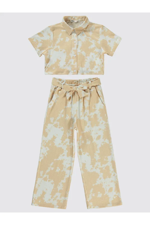 Girls' Set 6-9 Years Beige - Package